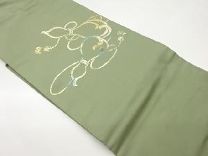 金銀彩瓢箪模様名古屋帯